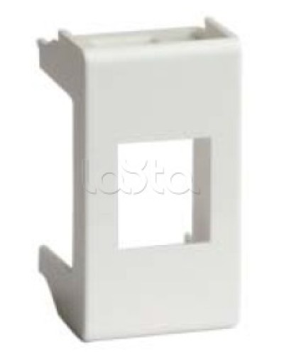 Адаптер для информационных разъемов SIEMON, белый, 1мод. DKC 76608B в Салавате Аксессуары для стоек и шкафов Pintop.ru