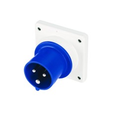 Вилка панельная IP44 16A 2P+E 230В DKC DIS2431693