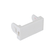 Заглушка 22,5х45 мм на 1 модуль, белый Datarex (DR-513410)