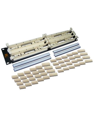 Панель кроссовая 110 типа, 200 пар, 19, 2U LANMASTER LAN-RS110-200FT в Салавате Кроссовое оборудование тип 110 Pintop.ru